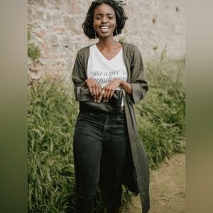 NWT Sseko Olive Duster